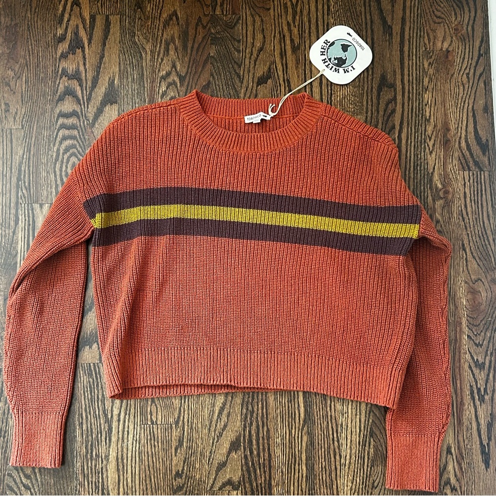 Toad and Co. orange sweater size women’s L